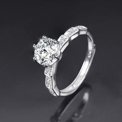 Moissanite Female Live Streaming On Opening Rings