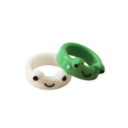 Funny Cartoon Open Personality Niche Unique Rings