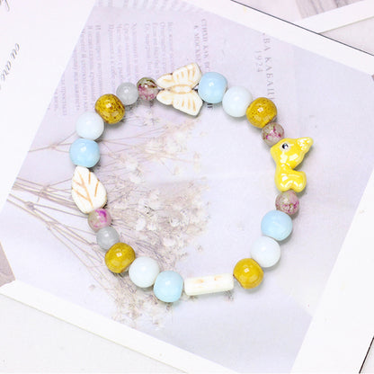 Ornament Ceramic Chinese Beaded Female Niche Bracelets