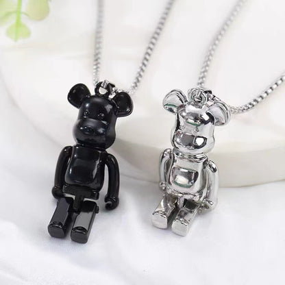 Personalized Hip Hop Couple Glossy Street Punk Necklaces