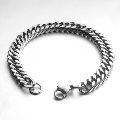 Men's Hop Self-defense Titanium Steel Hand Ornament Personality Bracelets