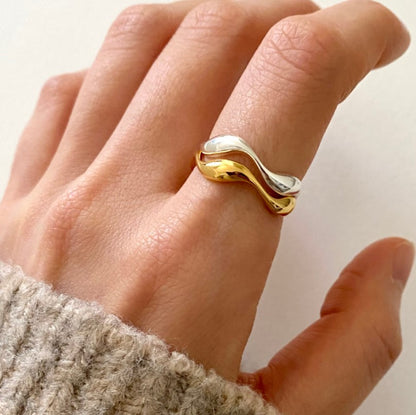 Style Sterling Sier Simple Temperamental Natural Rings