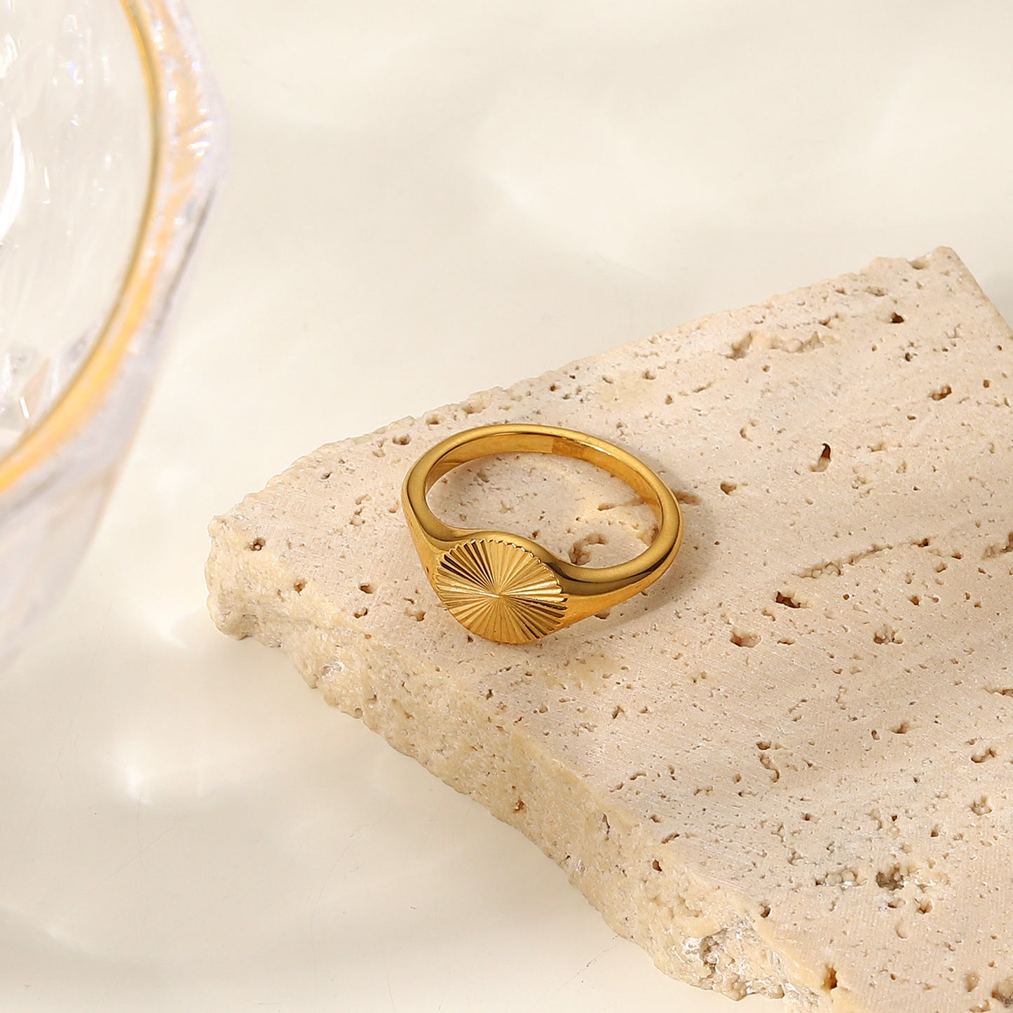 Sun Fashion Jewelry Gift Gold Plating Rings