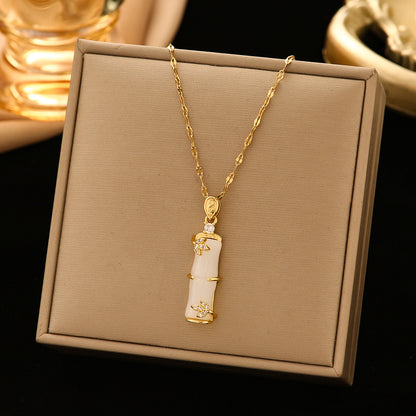 Women's Steel Ornament Design High-grade Light Luxury Necklaces