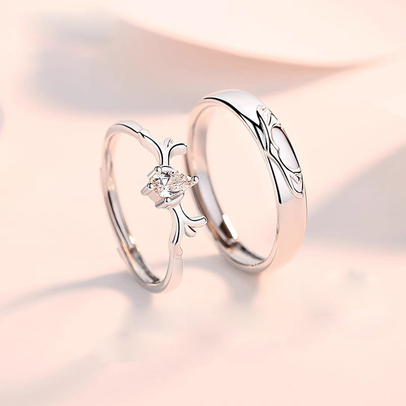 Women's & Men's Yi Lu Has Your Couple Sterling Rings