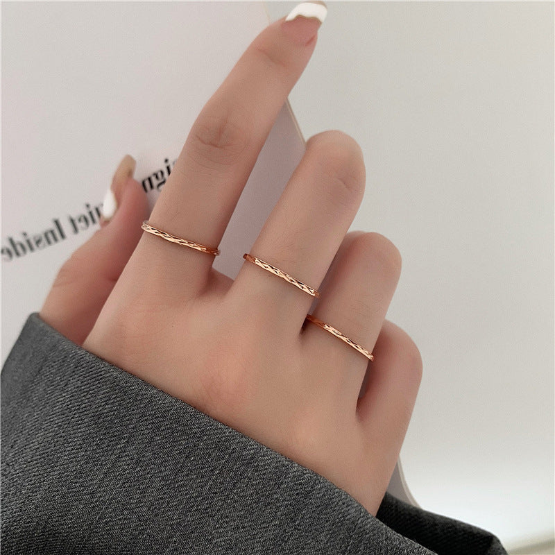 Women's Diamond Split Flower Knuckle Fashion Personality Rings