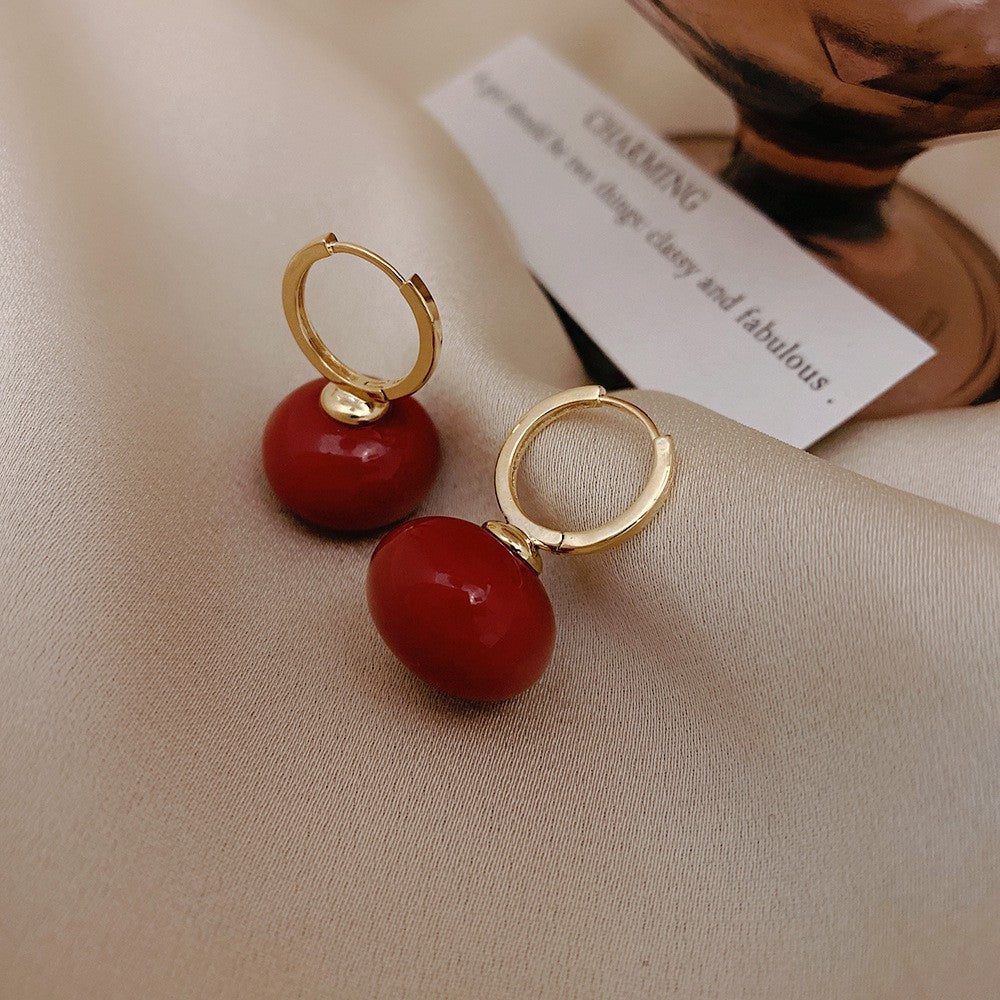 Fashion Imitation Pearl Ear Clip Temperament Earrings