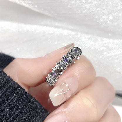 Design Light Luxury High-grade Cold Style Open Female Rings
