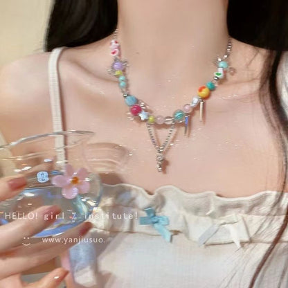 Two Candy Paradise Summer Niche Female Necklaces