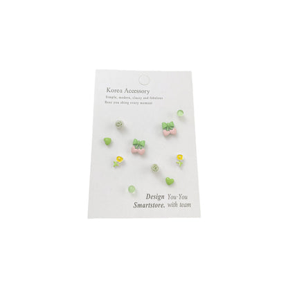 Fresh Sterling Sier Needle Earings Set Earrings