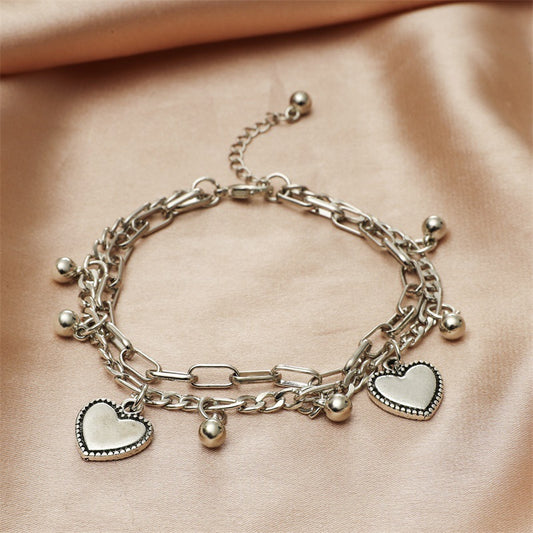 Heart Couple Cold Style Hip Hop Cool Bracelets