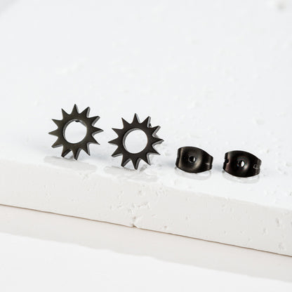 Stainless Steel Football Baseball Rugby Fashion Earrings