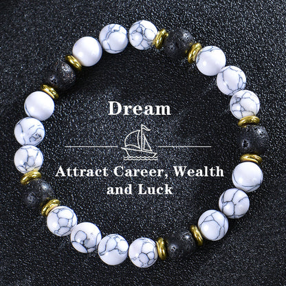 Bohemian Colorful Stone Tigereye Crystal String Beads Bracelets