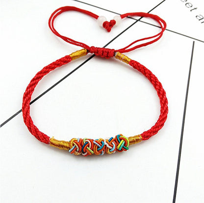 Festival Colorful Rope Ethnic Style Braiding Thread Bracelets