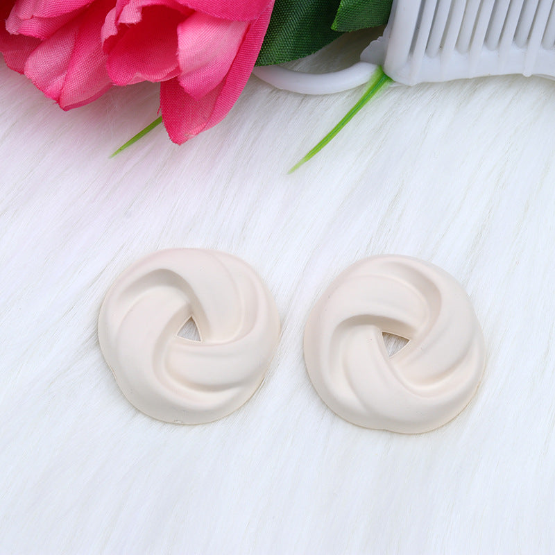 Women's Three-dimensional Spray Paint Fashion Korean Style Earrings