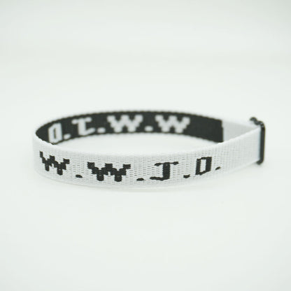 Letter Jacquard Printed Wrist Strap Ribbon Bracelets