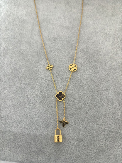 Titanium Steel Light Luxury Tassel Female Personality Necklaces