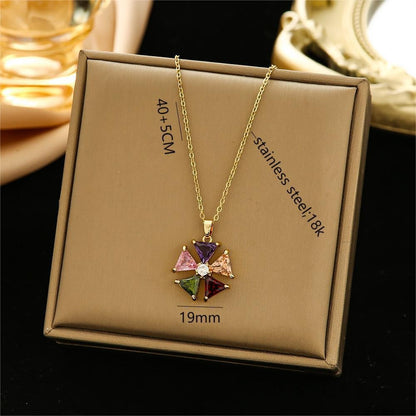 Women's Steel Ornament Design High-grade Light Luxury Necklaces