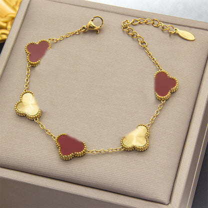 Double-sided Natural Laser Carving Light Luxury Bracelets
