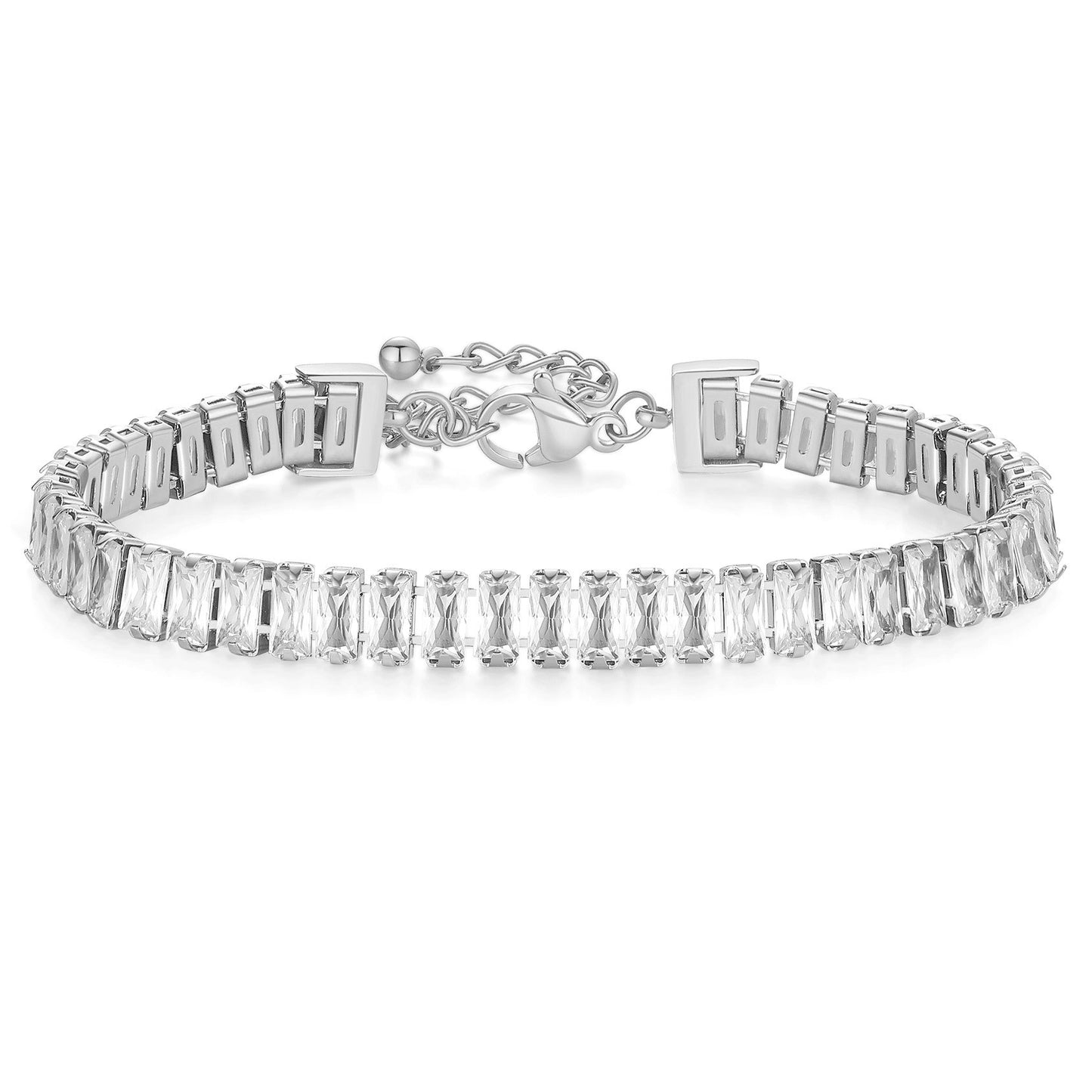 Women's Zircon Full Diamond Titanium Steel Jewelry Bracelets