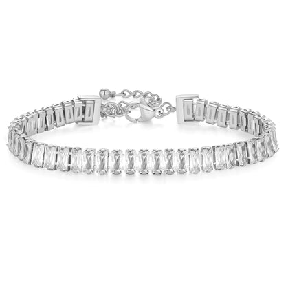 Women's Zircon Full Diamond Titanium Steel Jewelry Bracelets