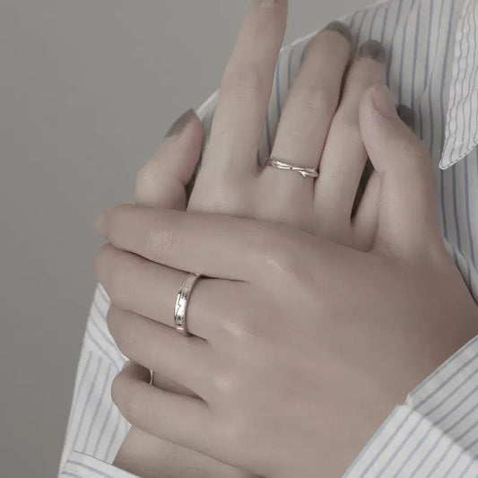 Pair Design Long-distance Love Commemorative Good Gift Rings