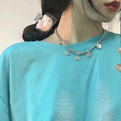 Women's Cartoon Cat Fashion Bohemian Vintage Alloy Necklaces