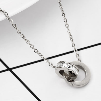 Women's Titanium Steel High-grade French Fashion Clavicle Necklaces