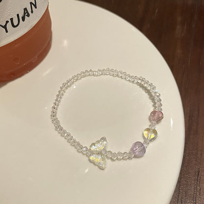 Style Ancient Bamboo Beaded Butterfly Female Design Bracelets