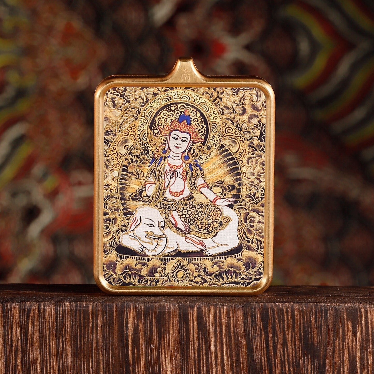 Yellow God Of Wealth Small Niche Pendants