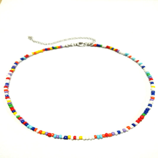 Bohemian Short Handmade Fashion Color Beaded Necklaces