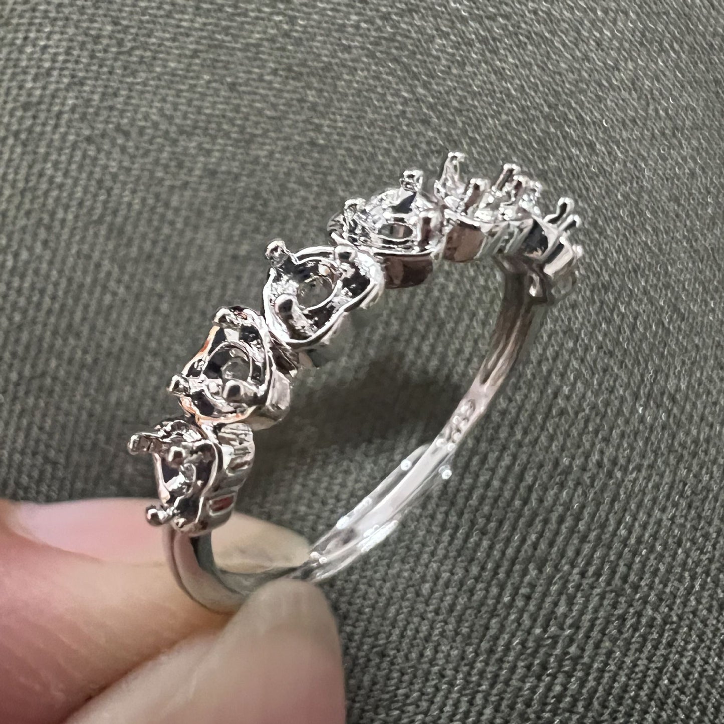 Frame Open Mouth Autumn Copper Alloy Electroplating Sier Rings