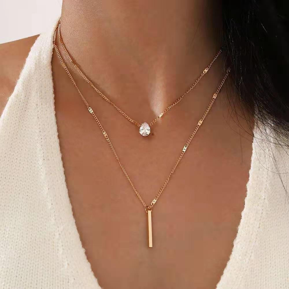 Women's Retro Affordable Luxury Niche Chain Set Simple Necklaces