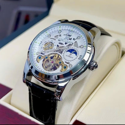 Men's Watch Automatic Waterproof Tourbillon Hollowed Fashion Mechanical Watches