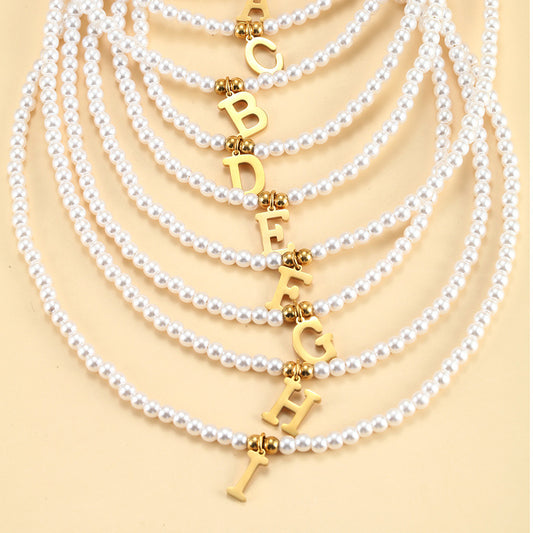 Pearl Clavicle Chain Female Minority Simple Necklaces