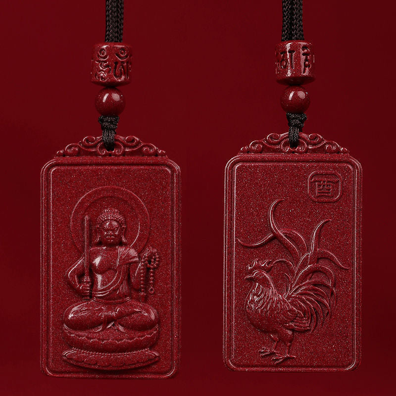 Women's & Men's Zodiac Dragon Patron Year Of Birth Buddha Life Necklaces