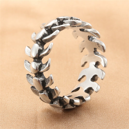 Men's Steel Animal Skull Retro Trendy Punk Rings