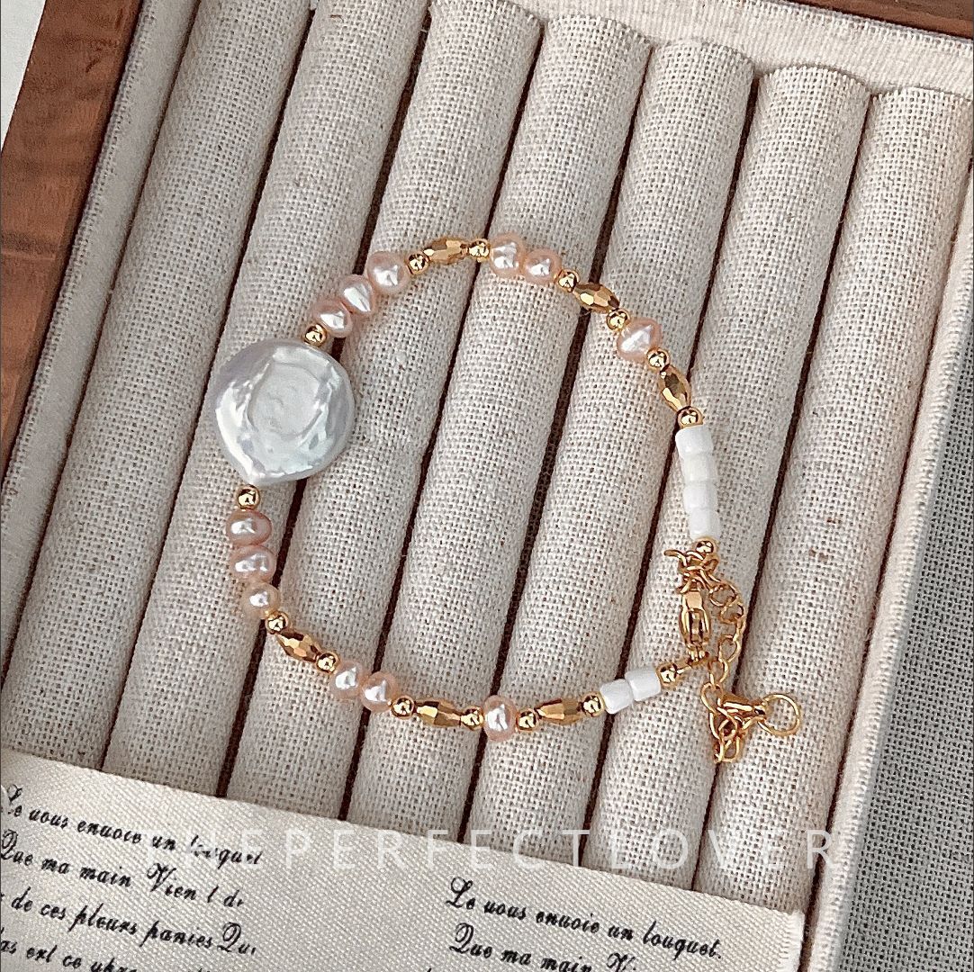 Natural Stone Shell Crystal Pearl Fashion Bracelets