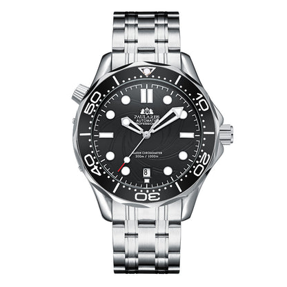 Men's Luminous Steel Strap Gold Watch Mechanical Watches