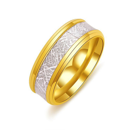 Men's Texture Good-looking Fog Pattern Silk For Rings