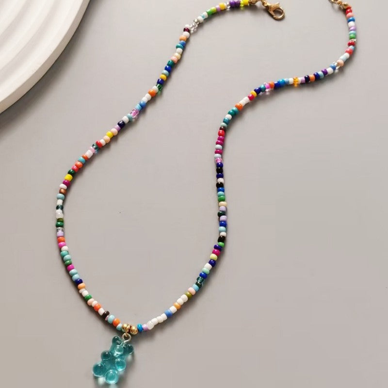 Summer Dopamine Color Indie Sweet Cute Necklaces