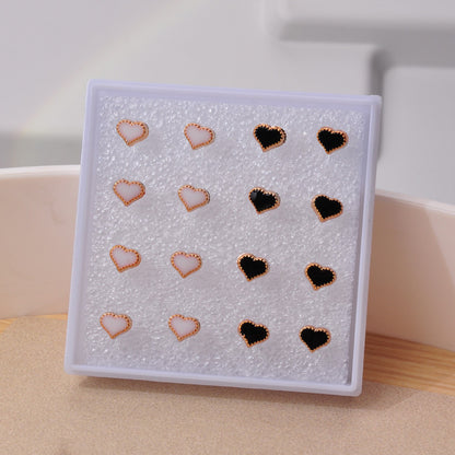 Resin Boxed Suit Accessories Stall High Earrings