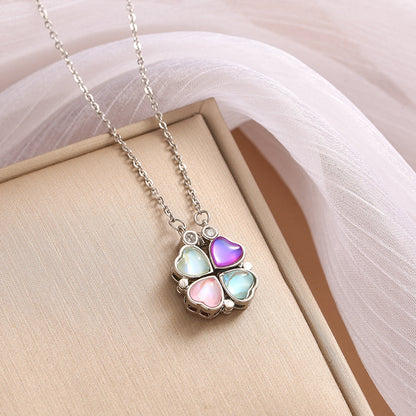 Titanium Steel Colorfast Ornament Female Micro Necklaces