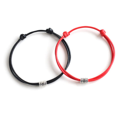 Women's Woven Simple Korean Style Couple Girlfriends Life Bracelets