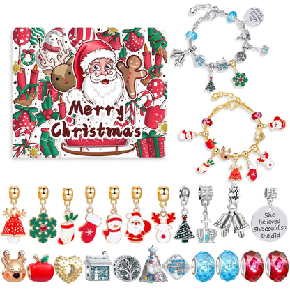 Children's Blind Box Suit Christmas Snowflake Old Bracelets