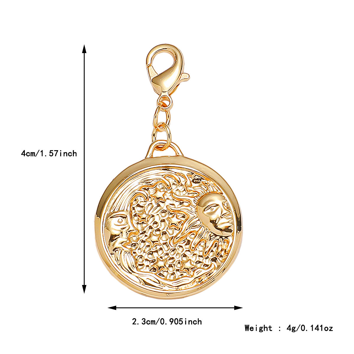 Detachable Personality Matching Tarot Stainless Steel Pendants