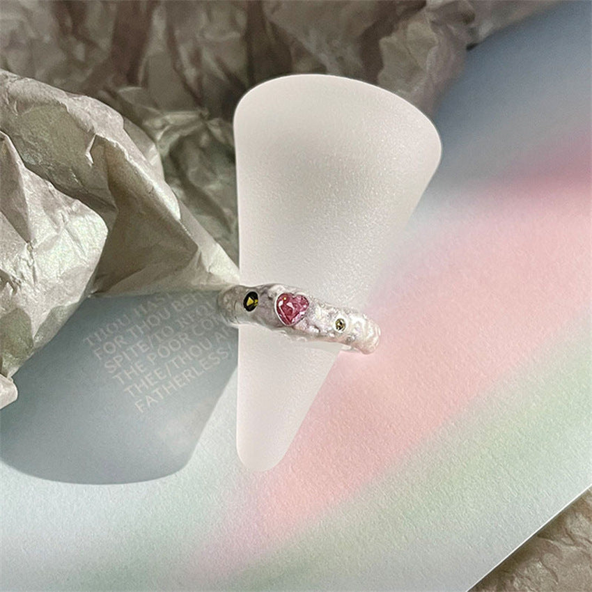 Women's Simple Sterling Sier Special Interest Light Rings