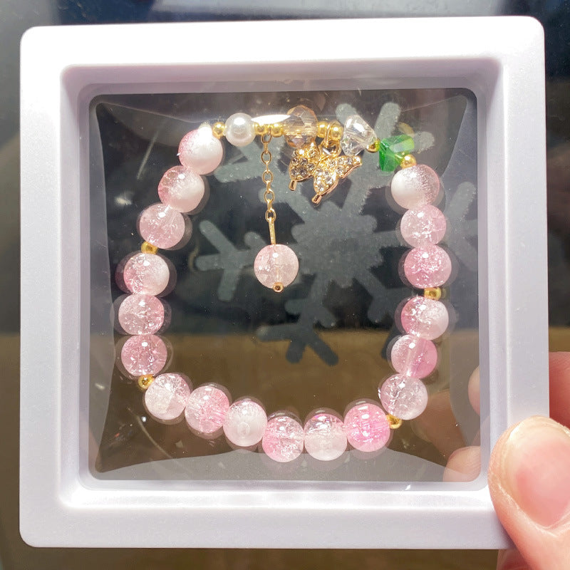 Children's Butterfly Ice Crack Gift Box Scenic Bracelets