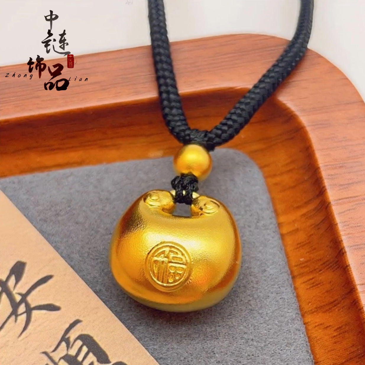 High Color Retaining Imitation Chubby Fu Ancient Frosted Pendants