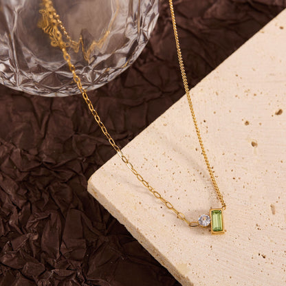 Titanium Steel No Fading Temperament Entry Lux Exquisite Female Necklaces